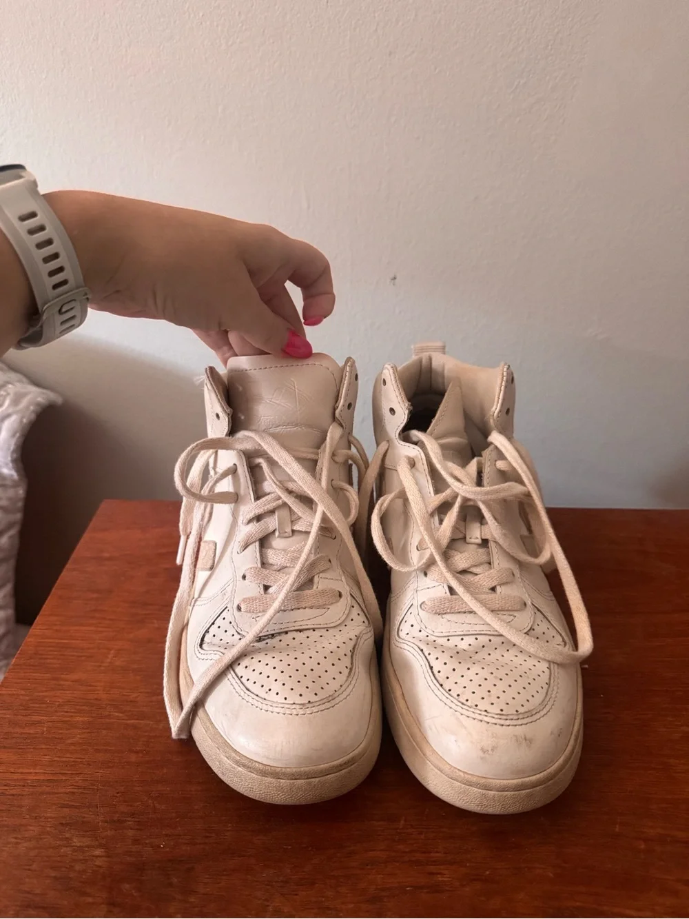 Women’s Veja White High-Top Sneakers - Casual Everyday Shoe